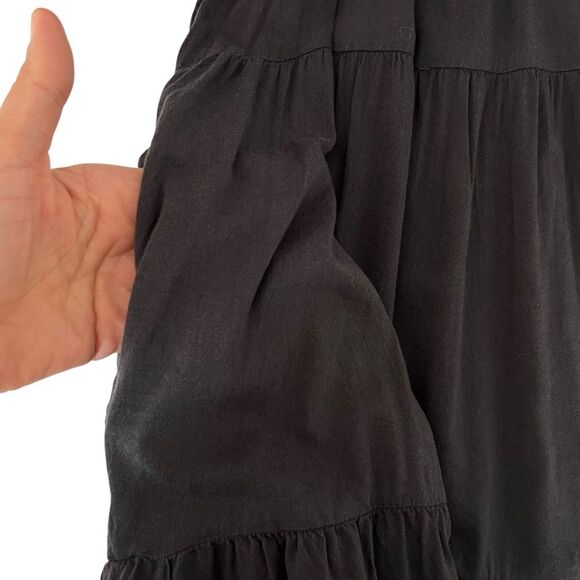 Old Navy Womens Puff Sleeve Emboidered Peasant Dress Size XXL Smocked Oversized - Picture 8 of 12